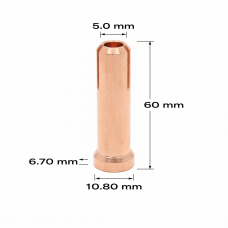 WP-12 TIG COLLET 5.0MM COPPER